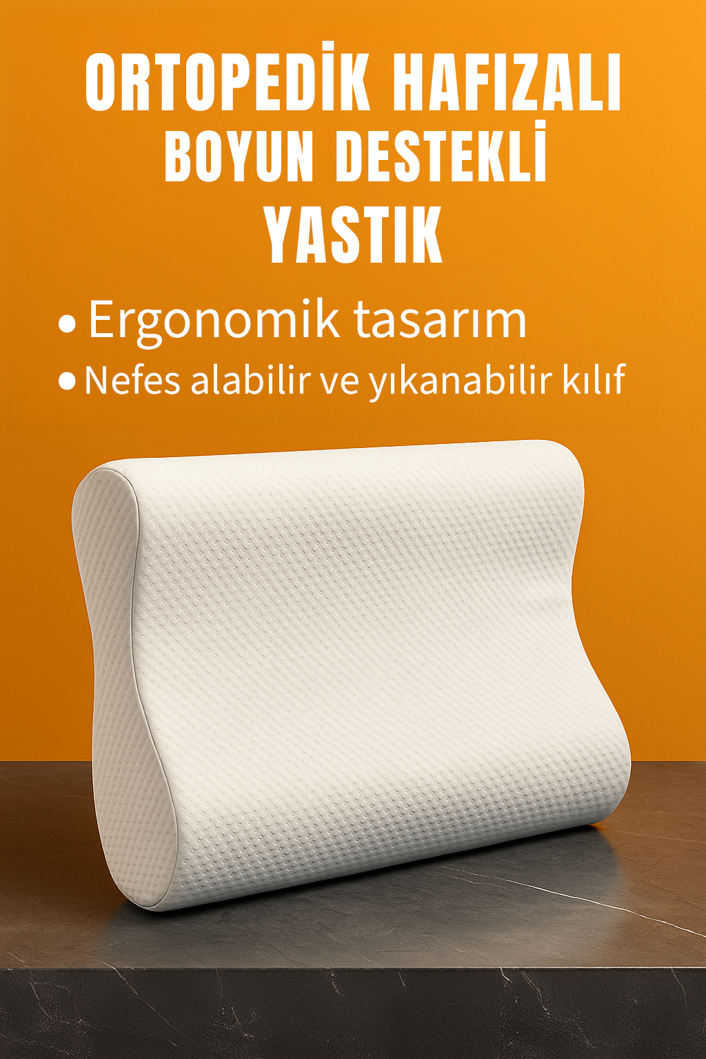 Orthopedic Boyun Destekli Yastık